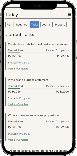 Today View interface